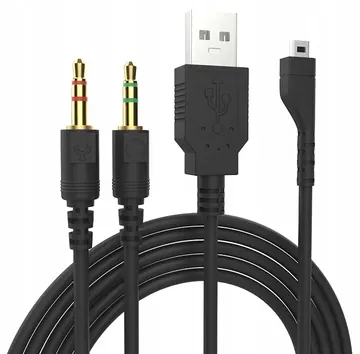 Kabel do SteelSeries Arctis 3 5 7 9X LEDY!