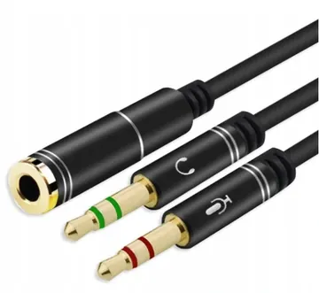 Kabel rozdzielacz do SteelSeries Arctis 3, 5 Dual