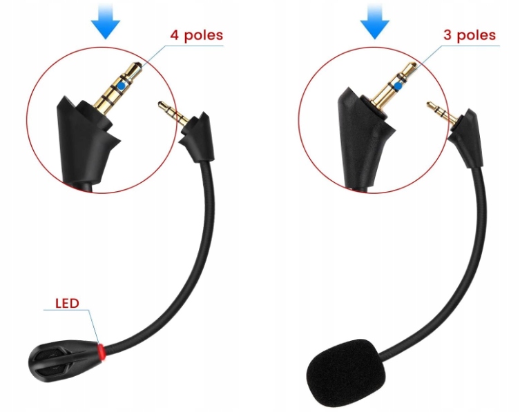 DOCZEPIANY MIKROFON DO SŁUCHAWEK HyperX Alpha Wireless + WSPARCIE LED HQ - obrazek 6