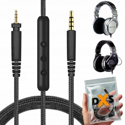KABEL PRZEWÓD AUDIO DO SHURE SRH840 SRH940 SRH440 SRH750DJ 2.5mm/3.5mm