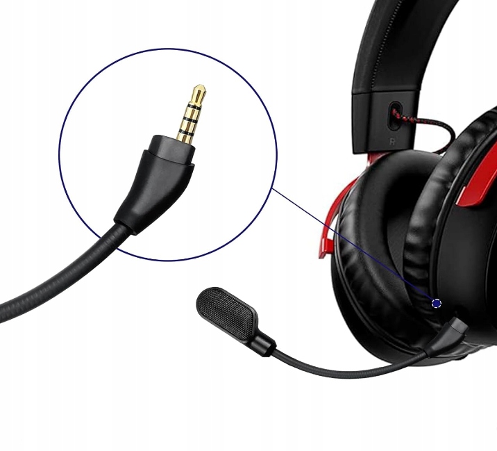 MIKROFON DO SŁUCHAWEK HYPERX CLOUD III 3 WIRED / WIRELESS + LED HQ - obrazek 5