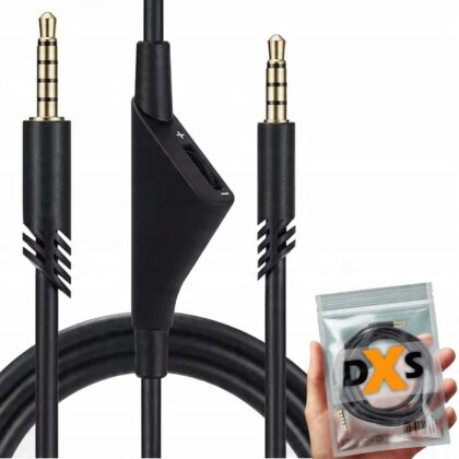 KABEL PRZEWÓD AUDIO DO LOGITECH ASTRO A10 A30 A40 A50 JACK 3.5mm GRUBY 2M