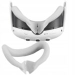 Silikonowa ochrona na twarz etui do Oculus Quest 3 Meta VR osłona biała