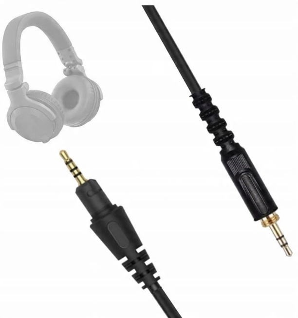 KABEL PRZEWÓD AUDIO DO PIONEER HDJ-CUE1 X7 S7 X5 X7 JACK 2.5/3.5mm GRUBY - obrazek 2