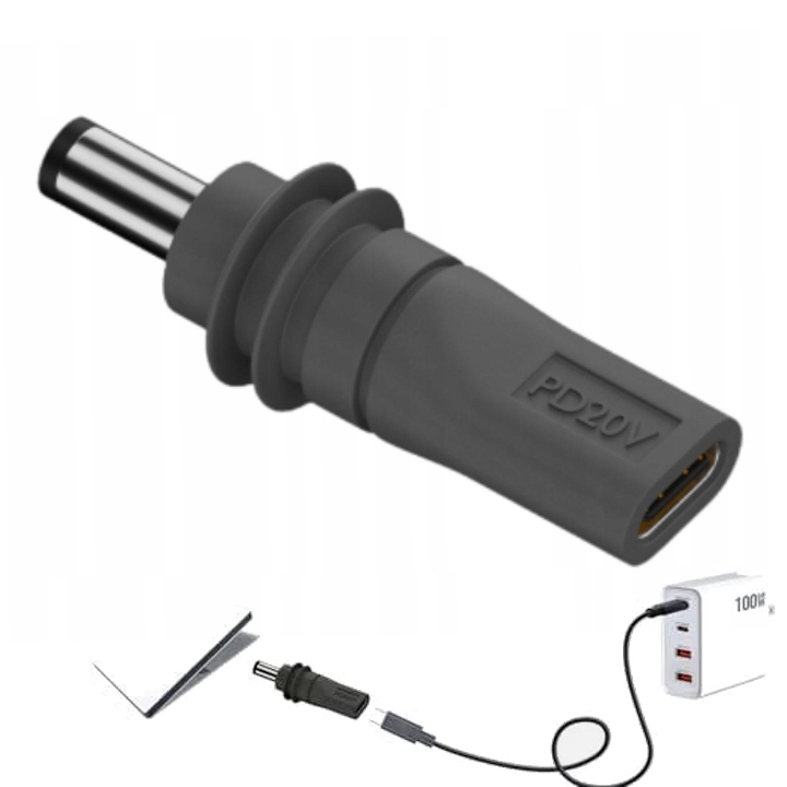ADAPTER KABEL ZASILAJĄCY DO STARLINK - USB-C -> DC, 100 W PD20V - JAKOŚĆ