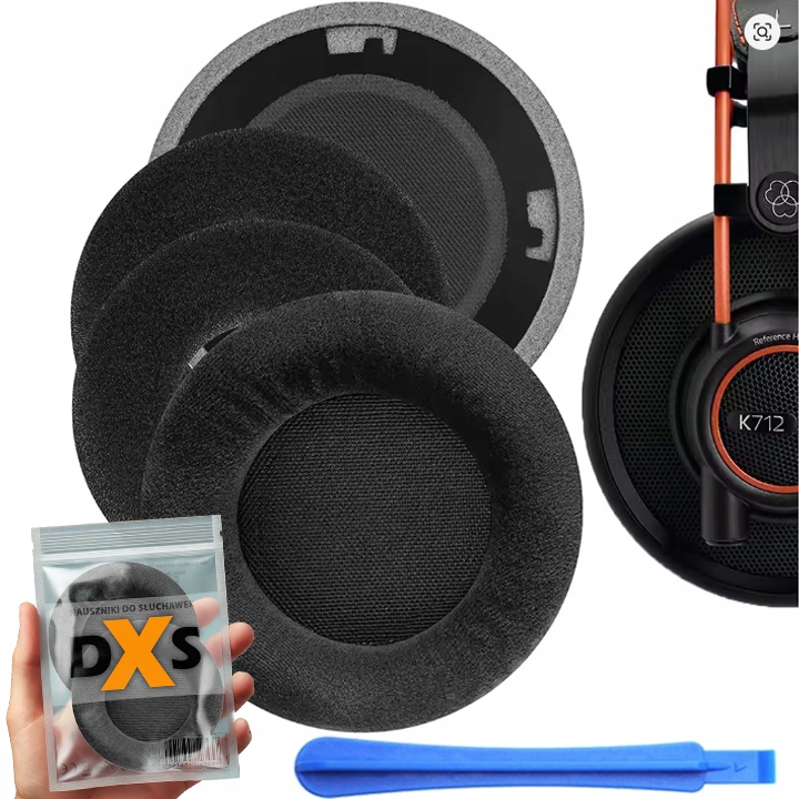 NAUSZNIKI PADY GĄBKI NAKŁADKI DO AKG K701 K702 Q701 Q702 K601 K612 K712