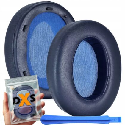 NAUSZNIKI GĄBKI PADY DO SŁUCHAWEK SONY WH-XB910N *WYSOKA JAKOŚĆ NIEBIESKIE