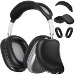 Zestaw 3W1 do AirPods Max silikonowa ochrona etui nauszniki gąbki pokrowiec