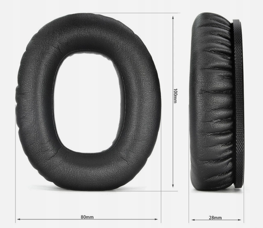 NAUSZNIKI PADY GĄBKI NAKŁADKI DO MARSHALL MONITOR III 3 CZARNE HQ + GRATIS - obrazek 8